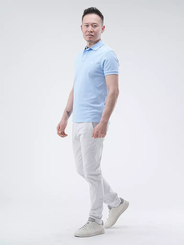 POLO RALPH LAUREN | Poloshirt Custom Slim Fit | hellblau