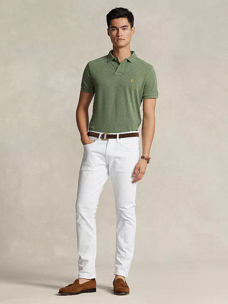 POLO RALPH LAUREN | Poloshirt Custom Slim Fit | olive