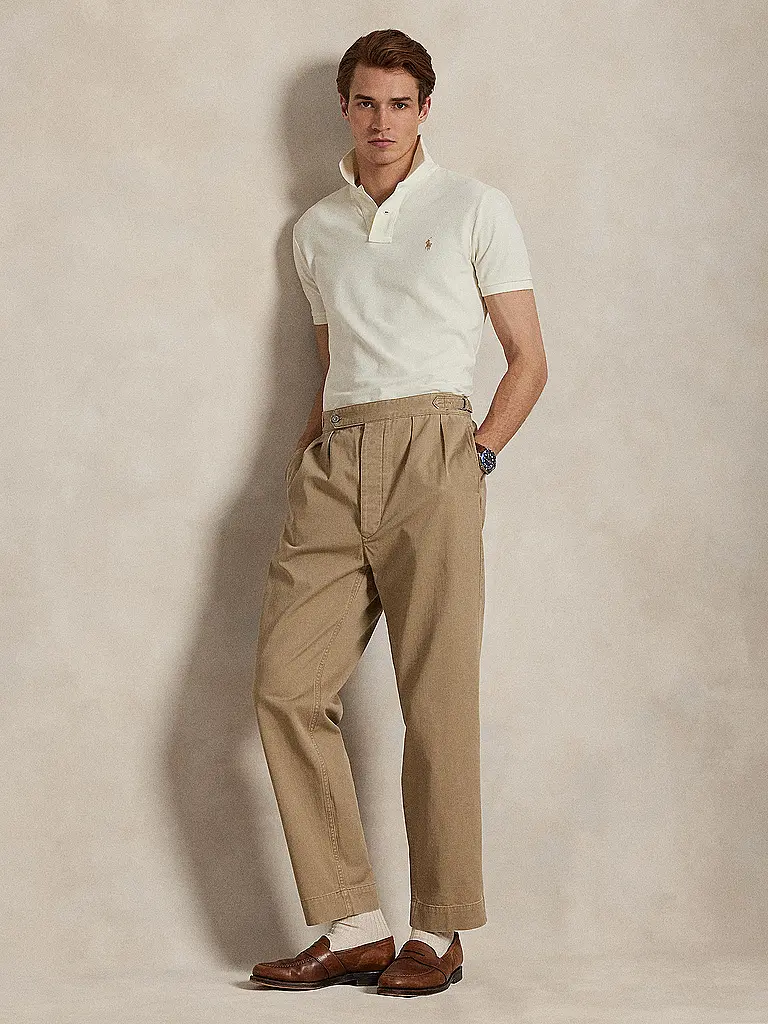 POLO RALPH LAUREN | Poloshirt Custom Slim Fit | Creme