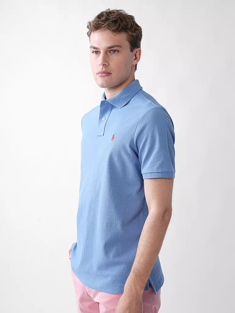 POLO RALPH LAUREN | Poloshirt Custom Slim Fit | hellblau