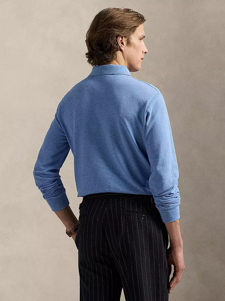 POLO RALPH LAUREN | Poloshirt Custom Slim Fit | hellblau