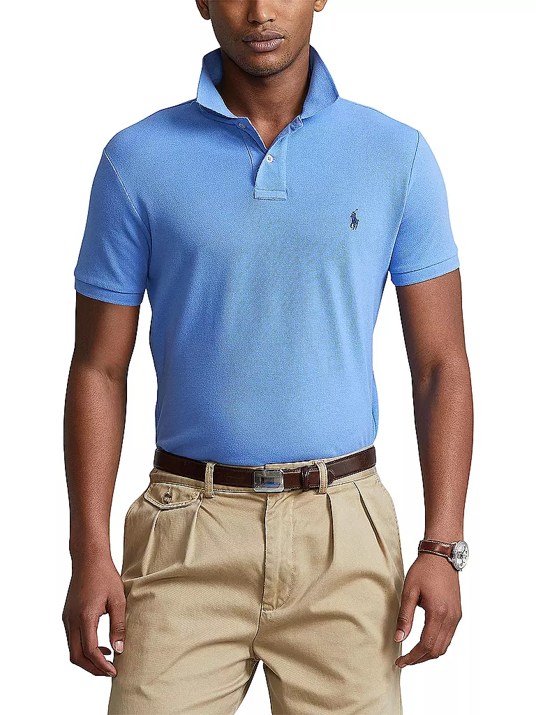 POLO RALPH LAUREN | Poloshirt Custom Slim Fit | blau