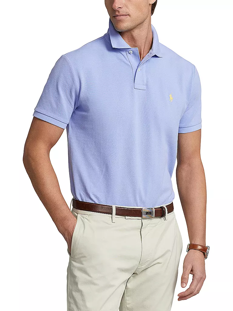 POLO RALPH LAUREN | Poloshirt Custom Slim Fit | hellblau