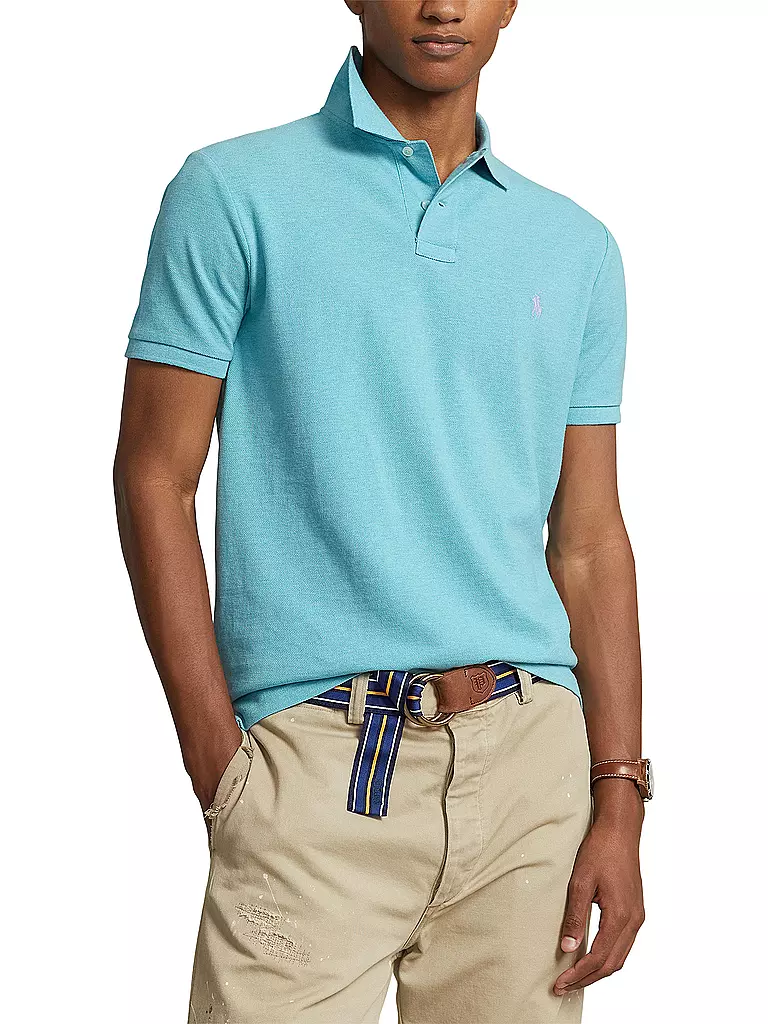 POLO RALPH LAUREN | Poloshirt Custom Slim Fit | türkis