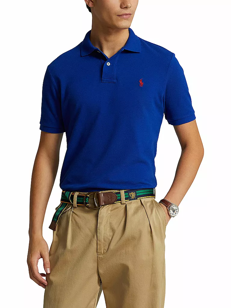 POLO RALPH LAUREN | Poloshirt Custom Slim Fit | hellblau