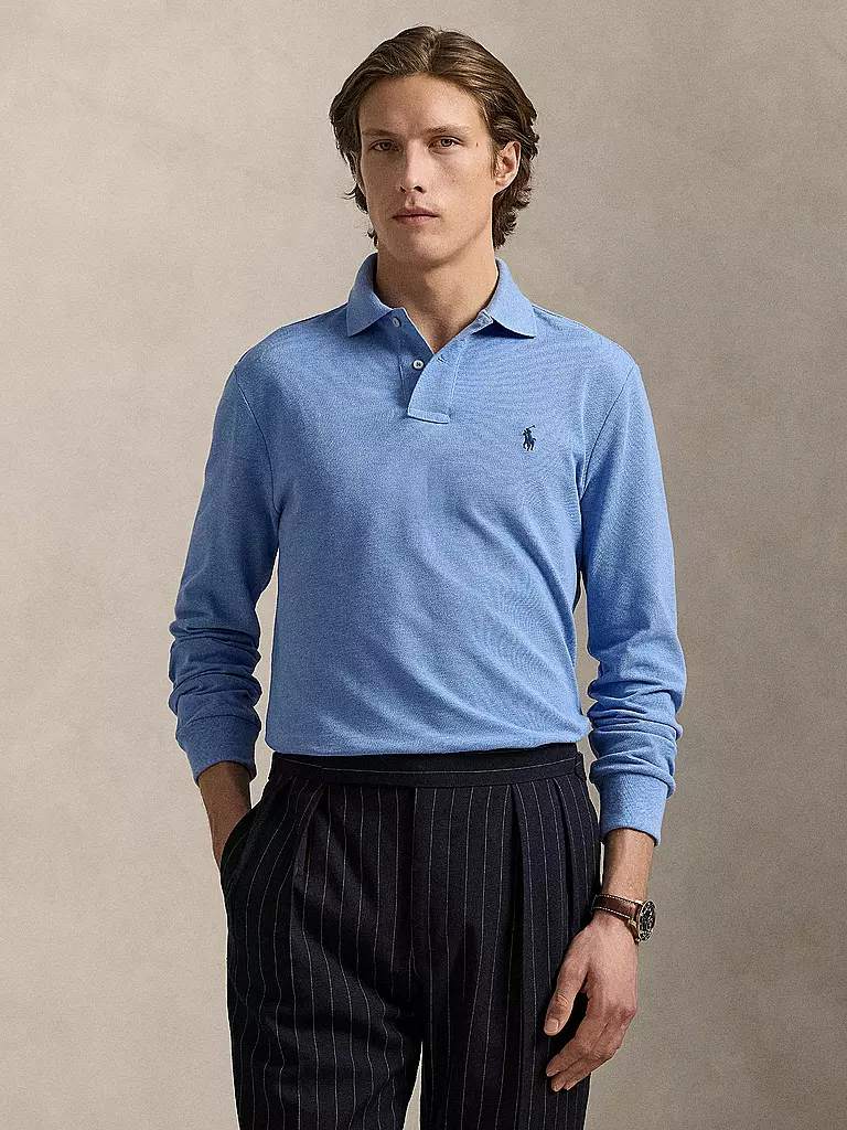 POLO RALPH LAUREN | Poloshirt Custom Slim Fit | hellblau