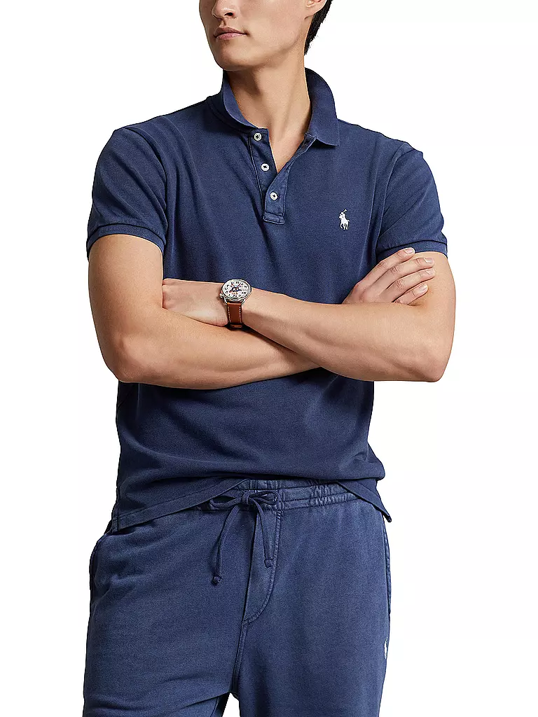 POLO RALPH LAUREN | Poloshirt Custom Slim Fit | blau