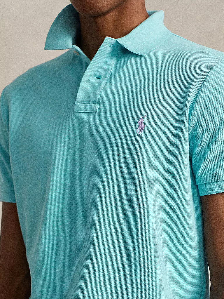 POLO RALPH LAUREN | Poloshirt Custom Slim Fit | hellblau