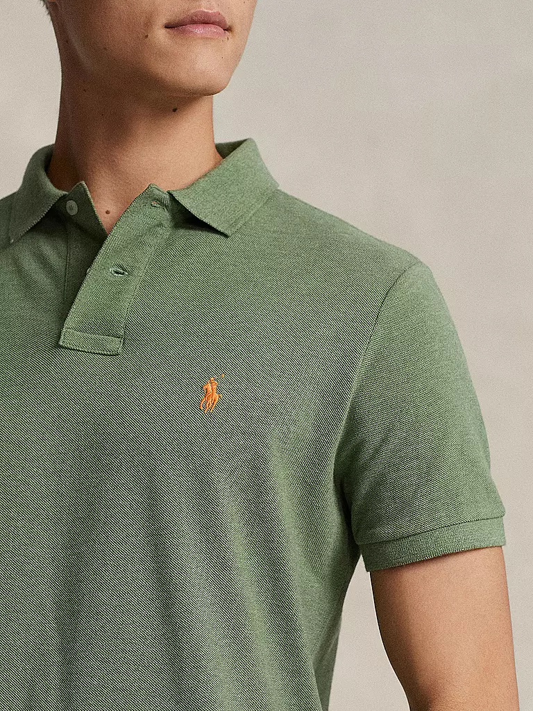 POLO RALPH LAUREN | Poloshirt Custom Slim Fit | olive