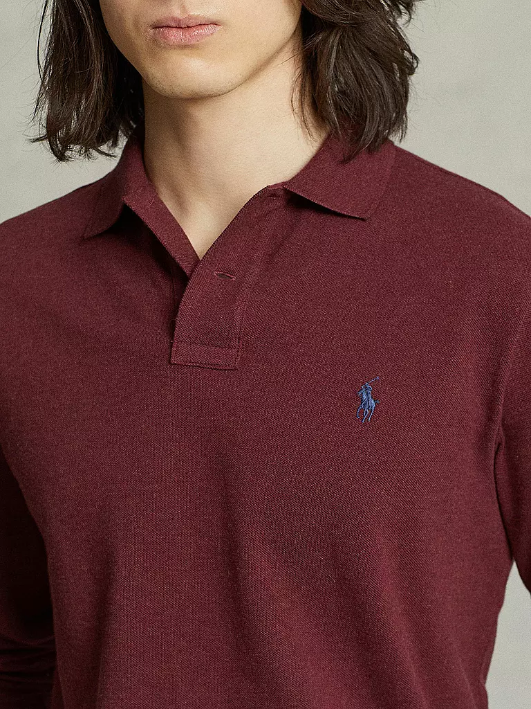 POLO RALPH LAUREN | Poloshirt Custom Slim Fit | dunkelrot