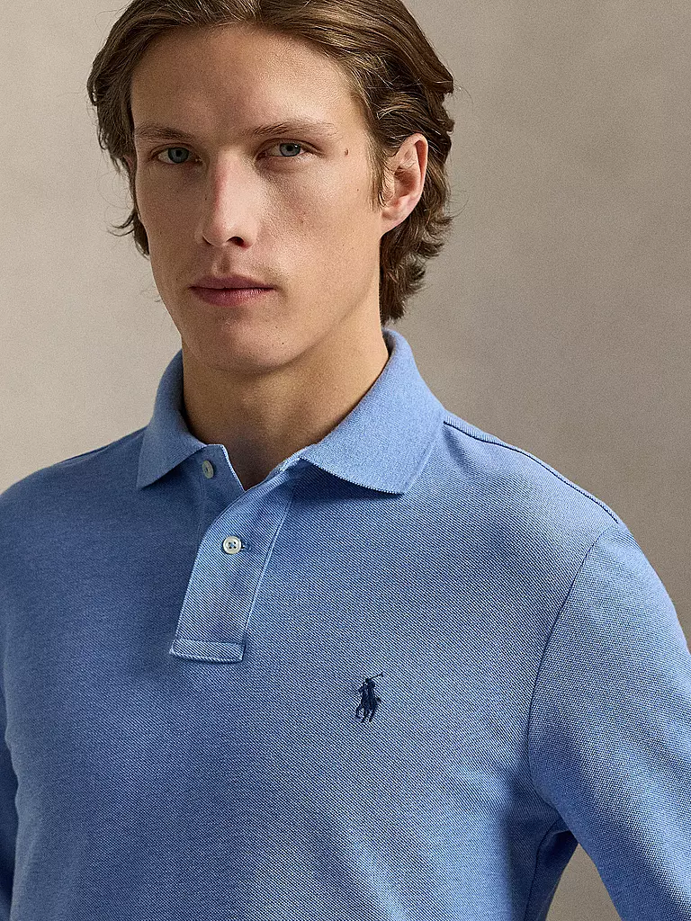 POLO RALPH LAUREN | Poloshirt Custom Slim Fit | hellblau