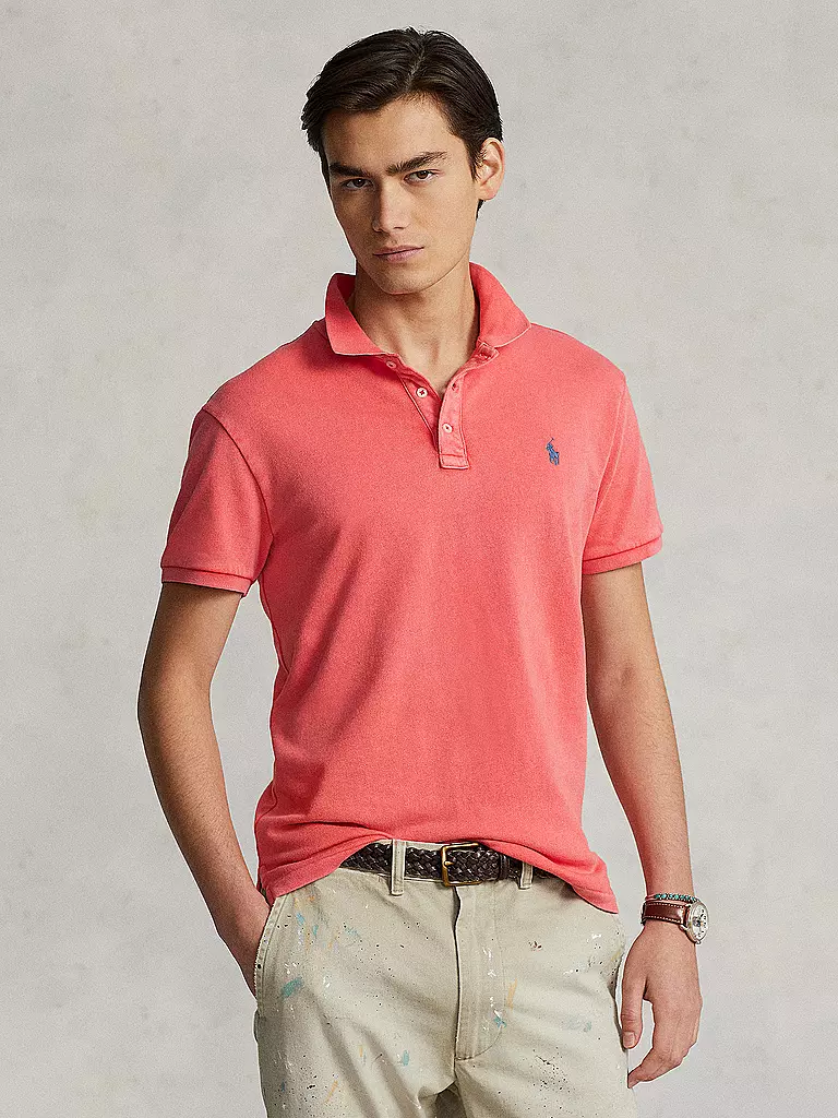 POLO RALPH LAUREN | Poloshirt Custom Slim Fit | rot