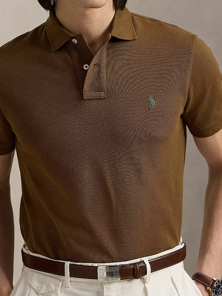 POLO RALPH LAUREN | Poloshirt Custom Slim Fit | dunkelrot