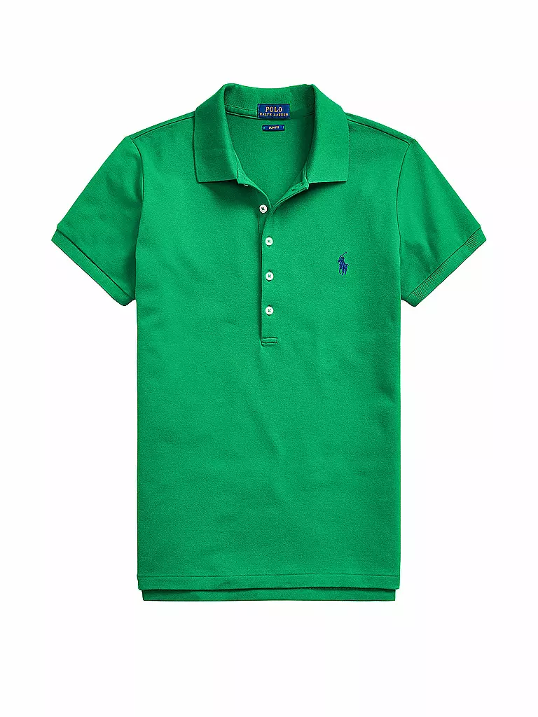 POLO RALPH LAUREN | Poloshirt Slim Fit JULIE | dunkelgrün