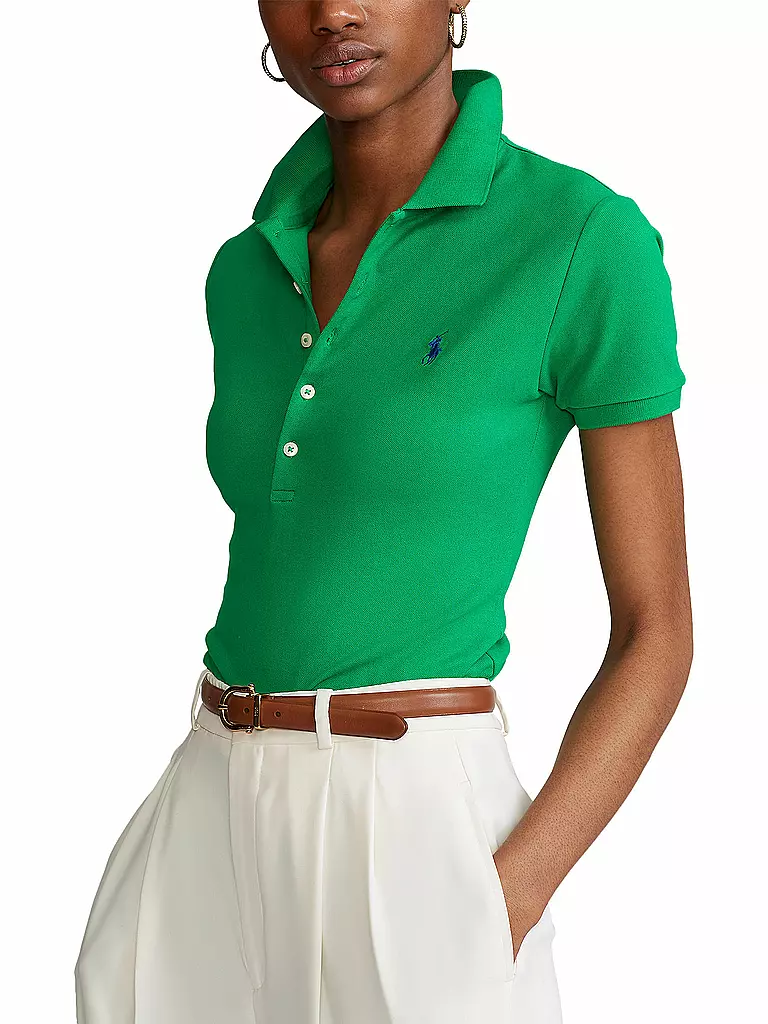 POLO RALPH LAUREN | Poloshirt Slim Fit JULIE | hellblau