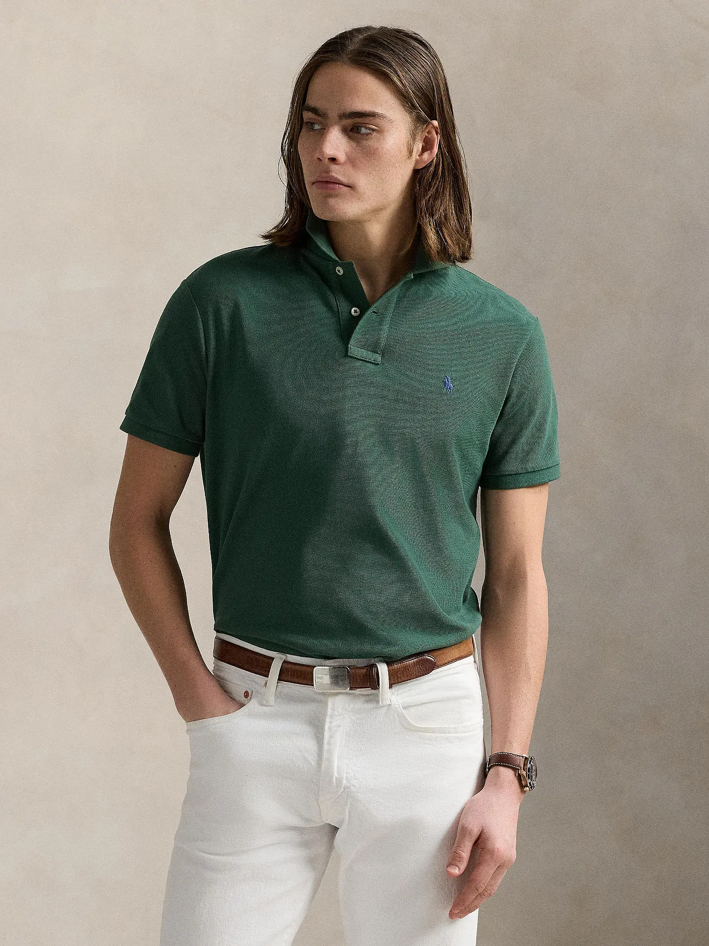 POLO RALPH LAUREN | Poloshirt Slim Fit | dunkelgrün