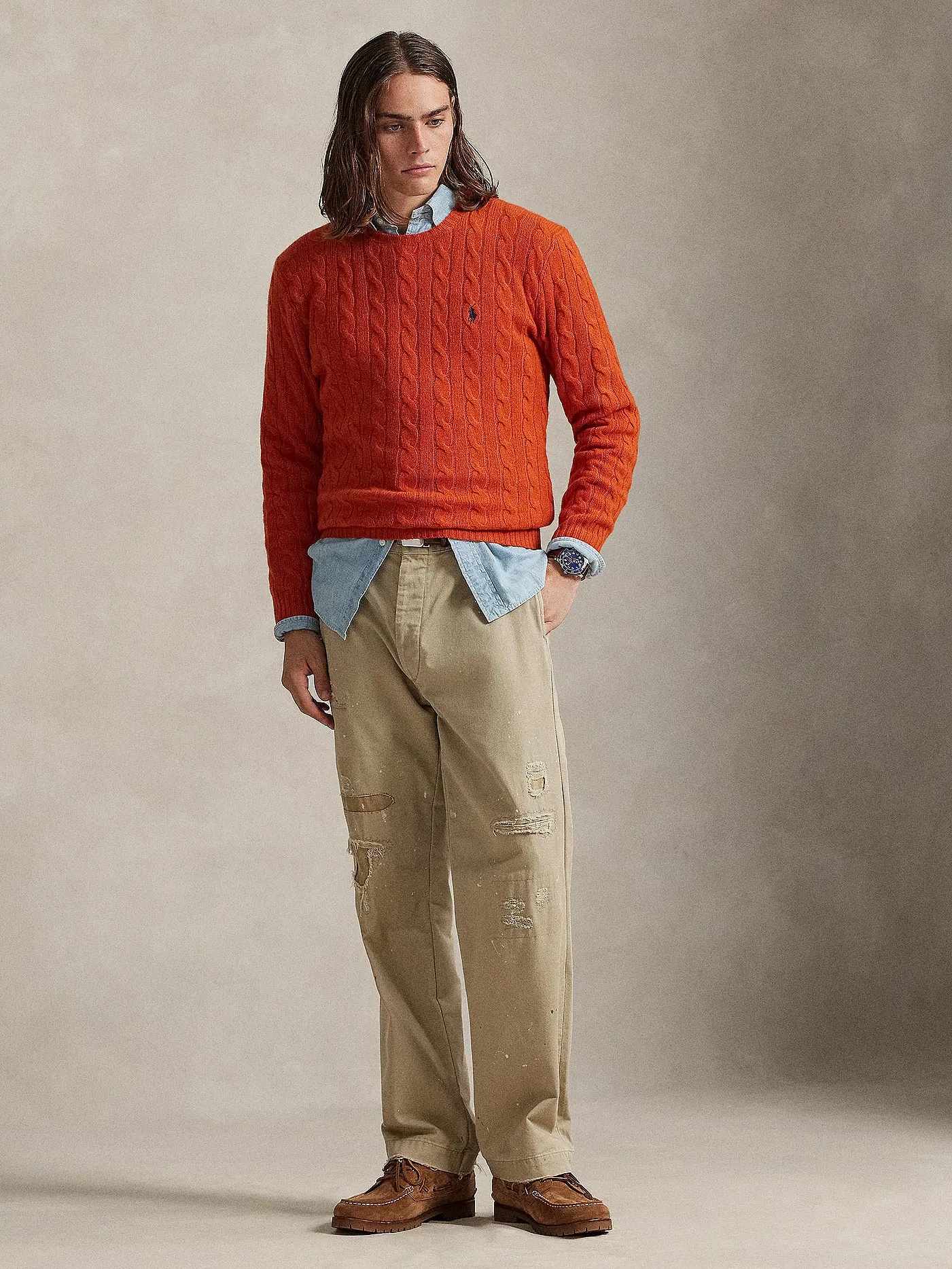 POLO RALPH LAUREN | Pullover  | orange