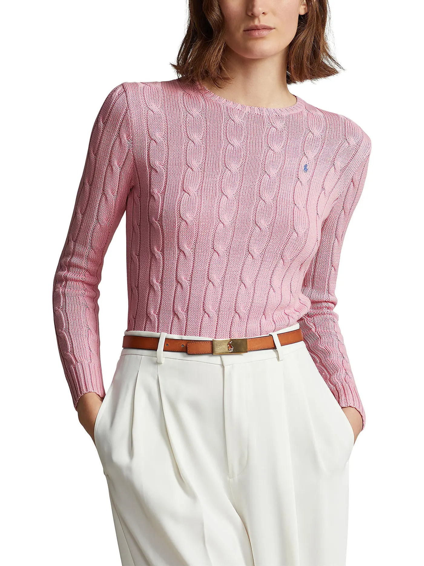 POLO RALPH LAUREN | Pullover Slim Fit JULIANNA | rosa