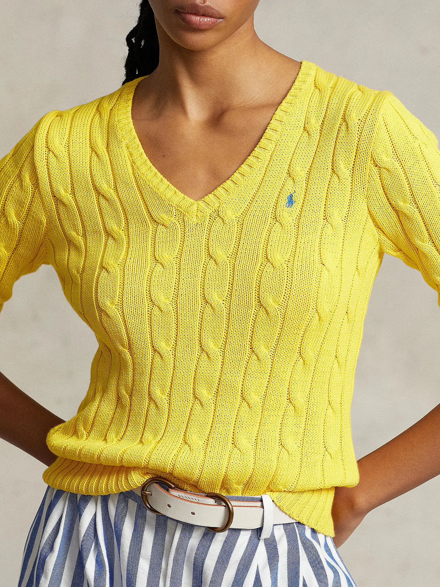 POLO RALPH LAUREN | Pullover Slim Fit KIMBERLY | gelb