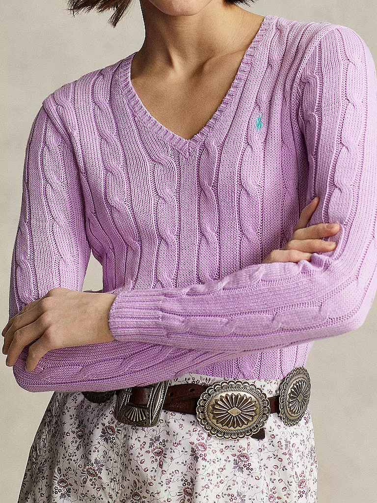 POLO RALPH LAUREN | Pullover Slim Fit KIMBERLY | lila