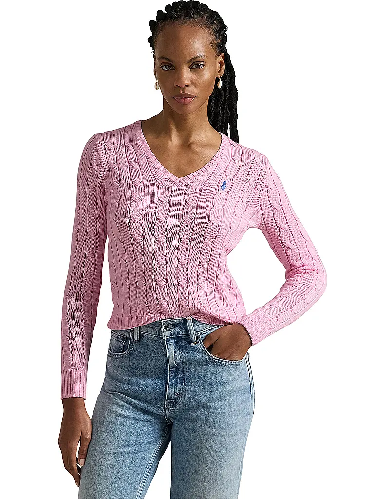 POLO RALPH LAUREN | Pullover Slim Fit KIMBERLY | Rosa