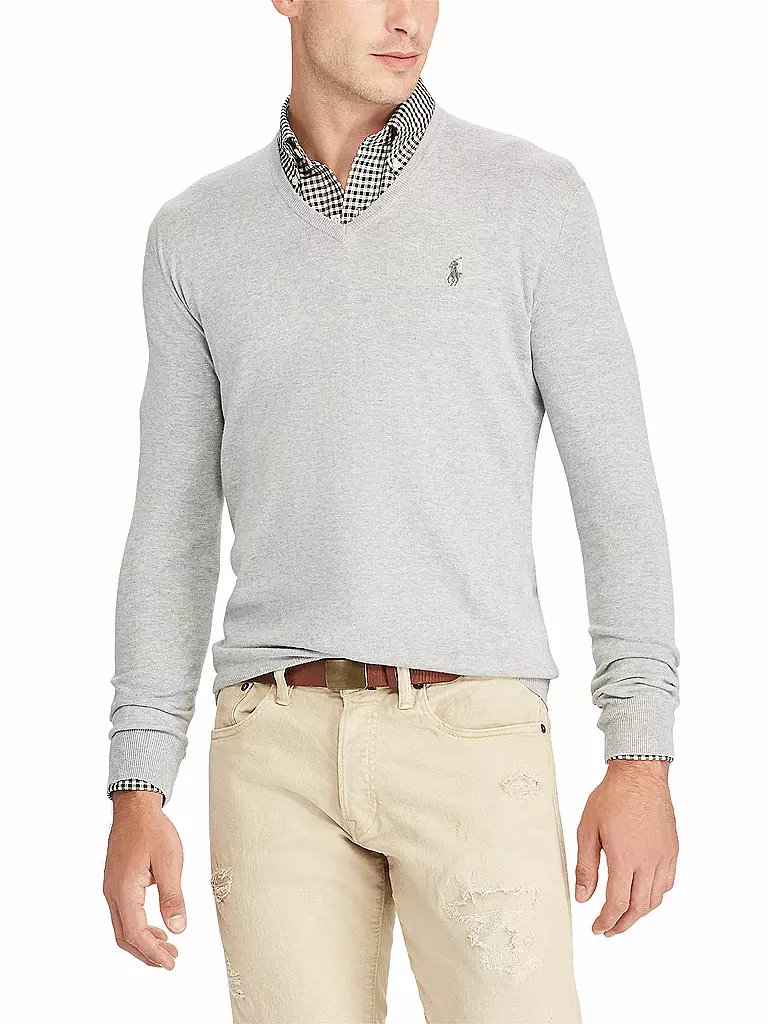 POLO RALPH LAUREN | Pullover Slim Fit | grau