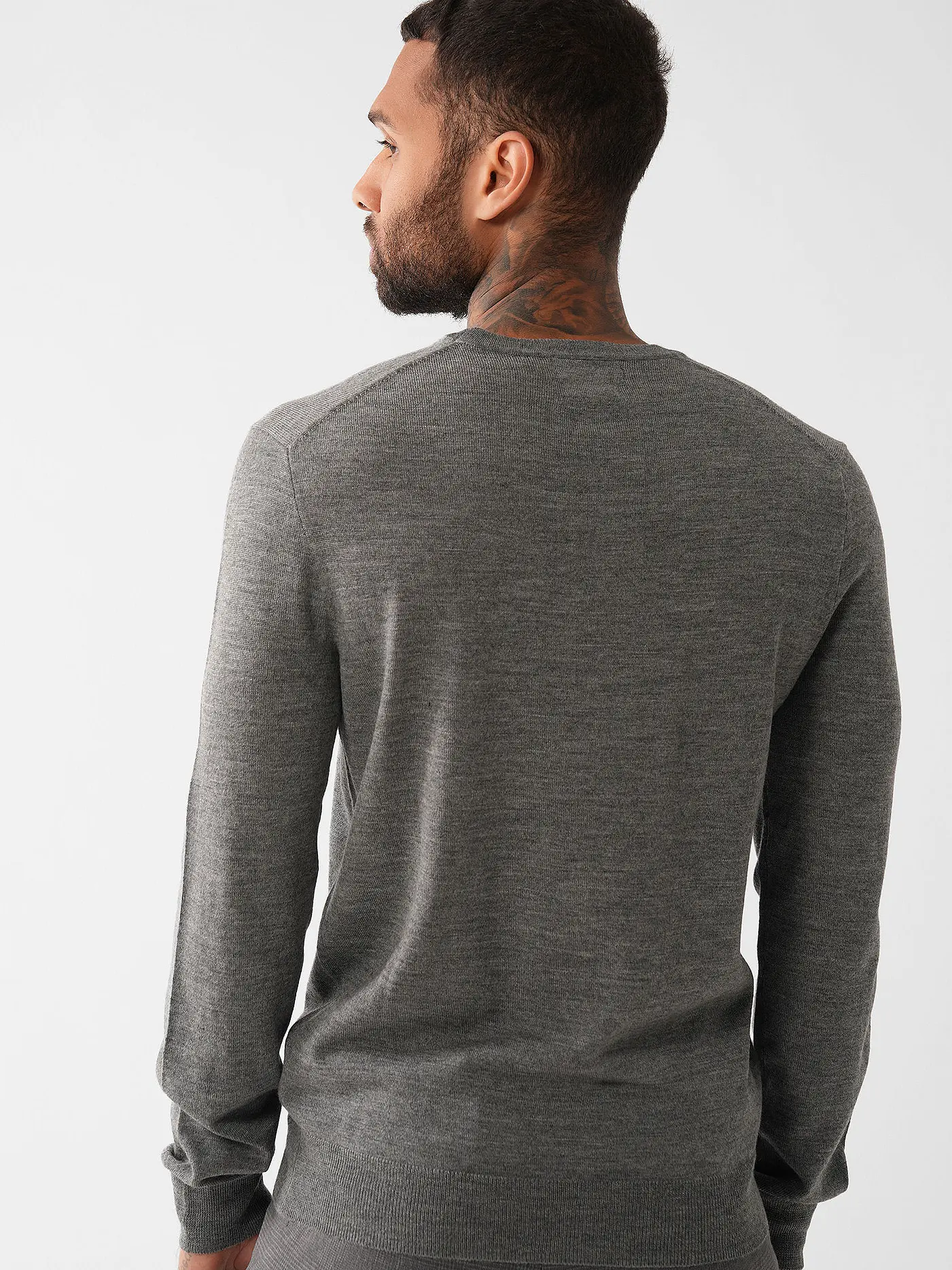 POLO RALPH LAUREN | Pullover Slim Fit | hellgrau