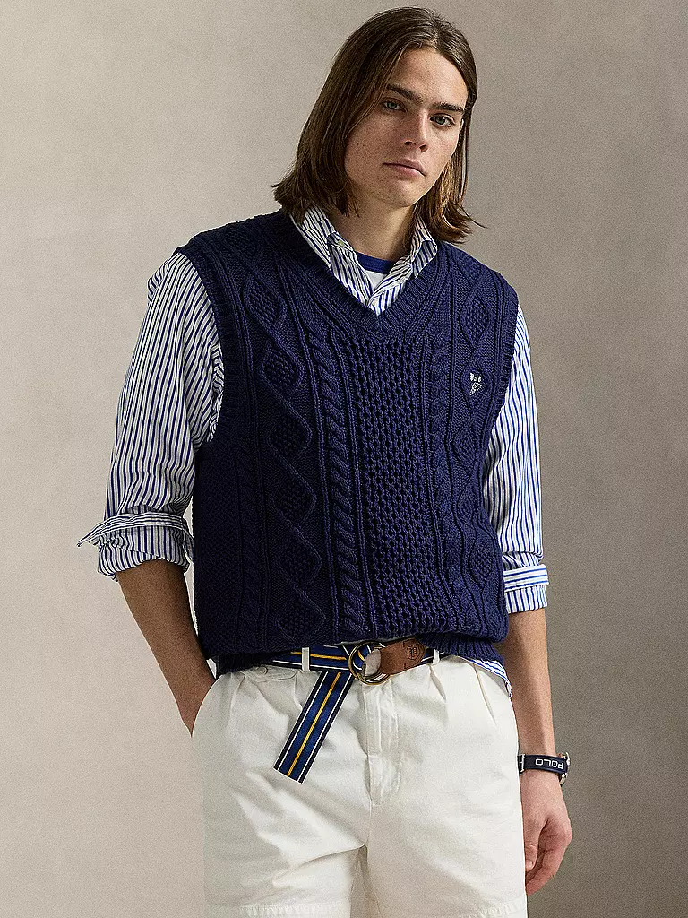 POLO RALPH LAUREN | Pullunder  | dunkelblau