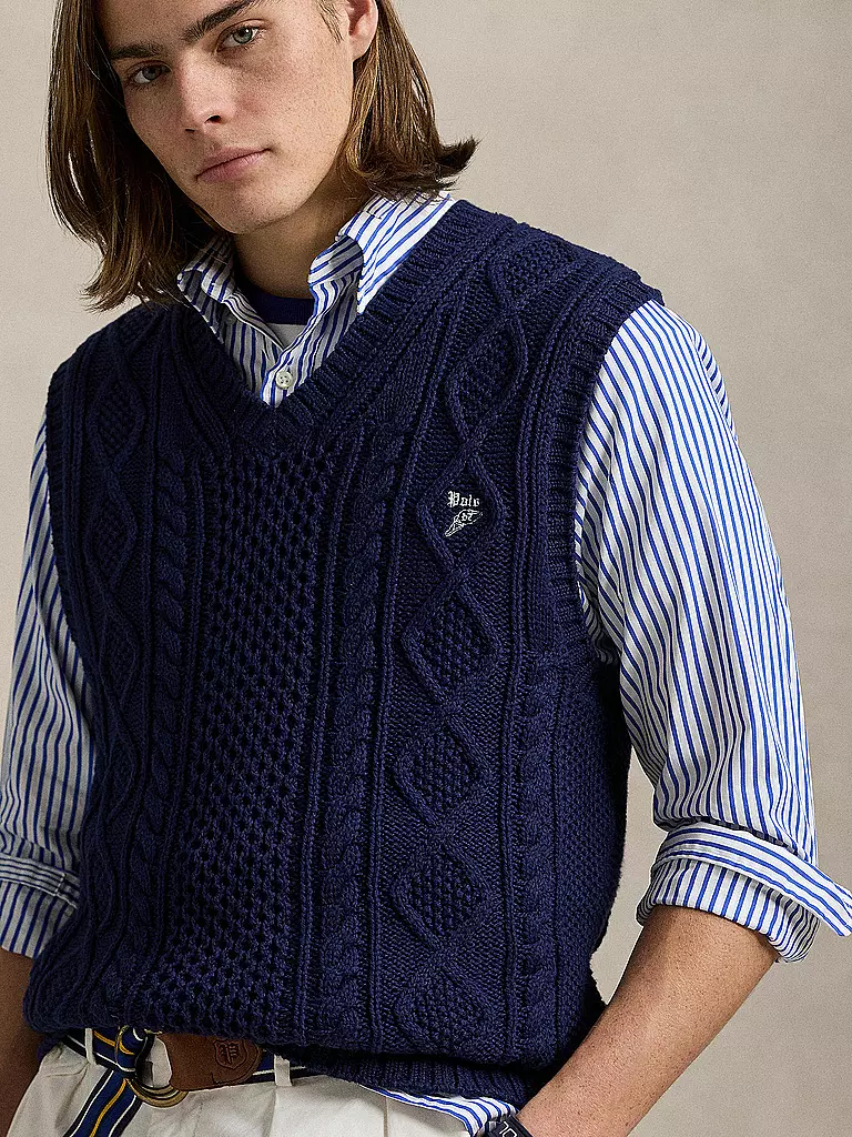 POLO RALPH LAUREN | Pullunder  | dunkelblau