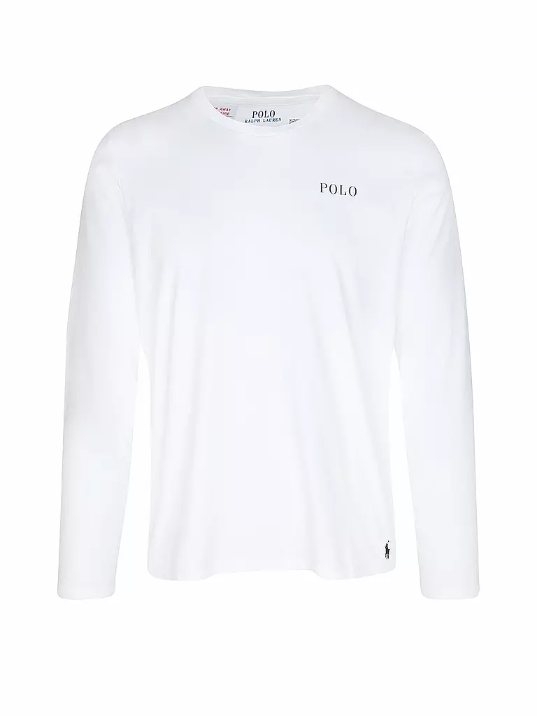 POLO RALPH LAUREN | Pyjama Langarmshirt | weiss