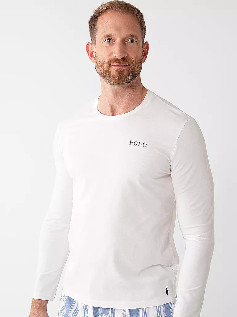POLO RALPH LAUREN | Pyjama Langarmshirt | blau
