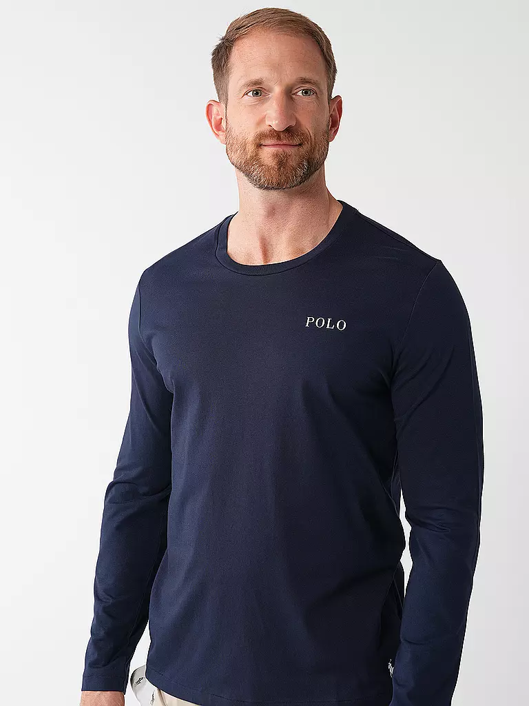 POLO RALPH LAUREN | Pyjama Langarmshirt | weiss