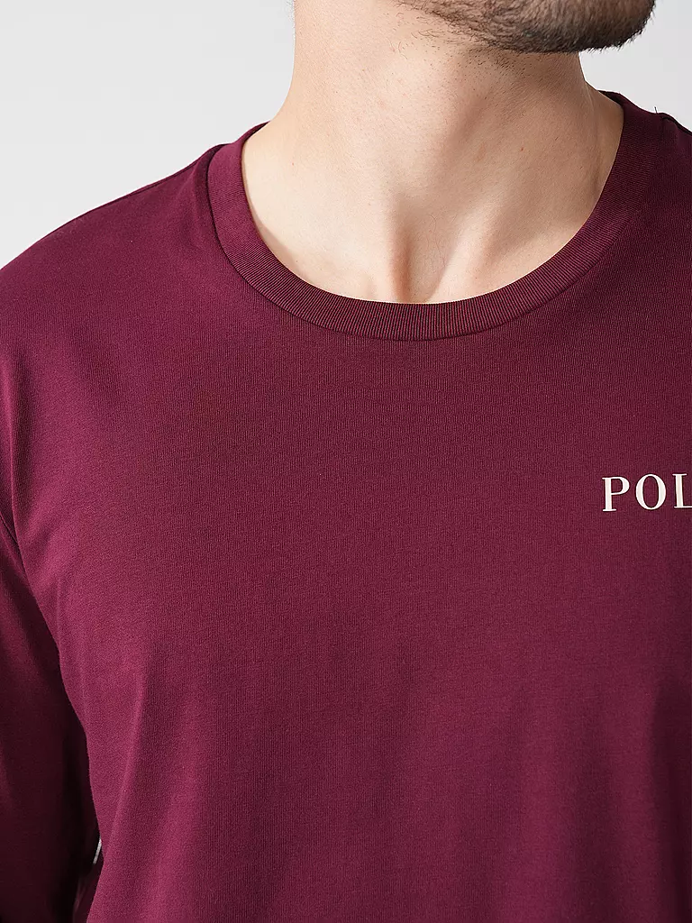 POLO RALPH LAUREN | Pyjama Langarmshirt | dunkelrot