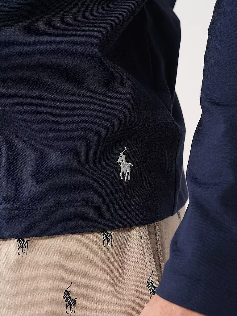 POLO RALPH LAUREN | Pyjama Langarmshirt | weiss
