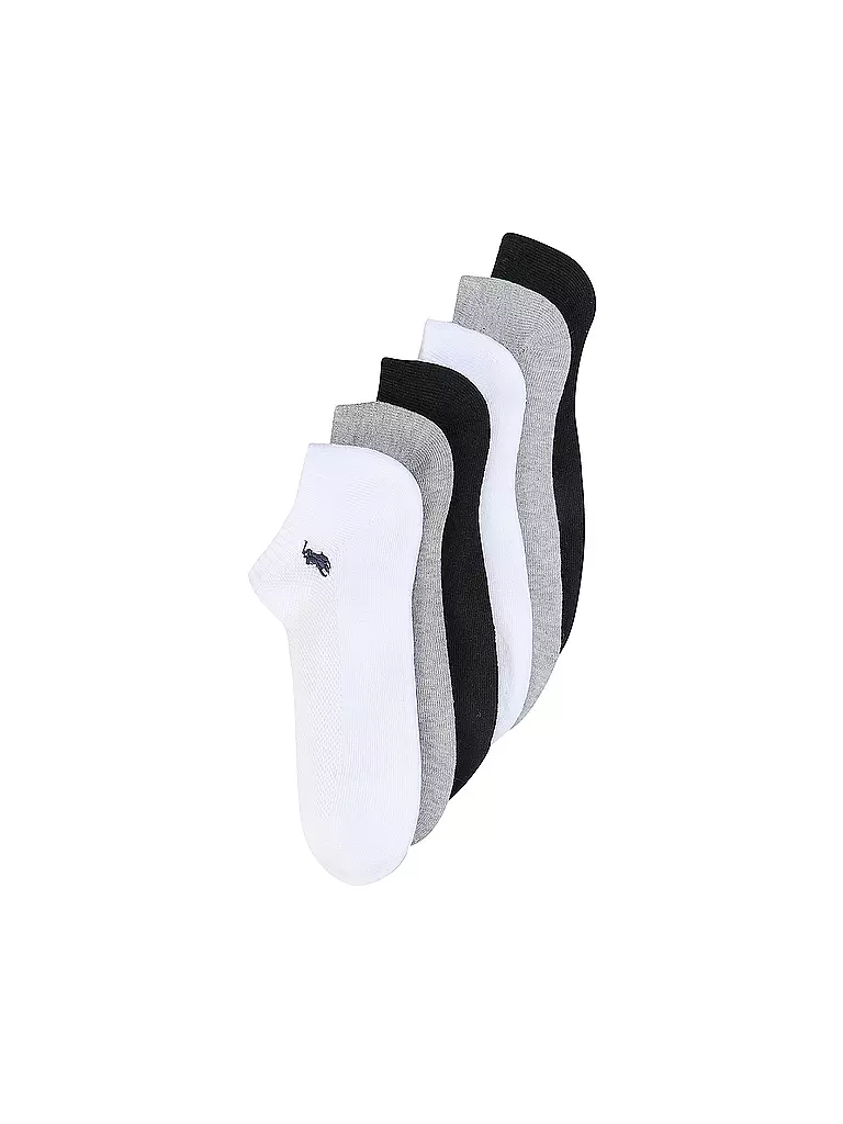 POLO RALPH LAUREN | Sneaker Socken 6er Pkg bunt | weiss