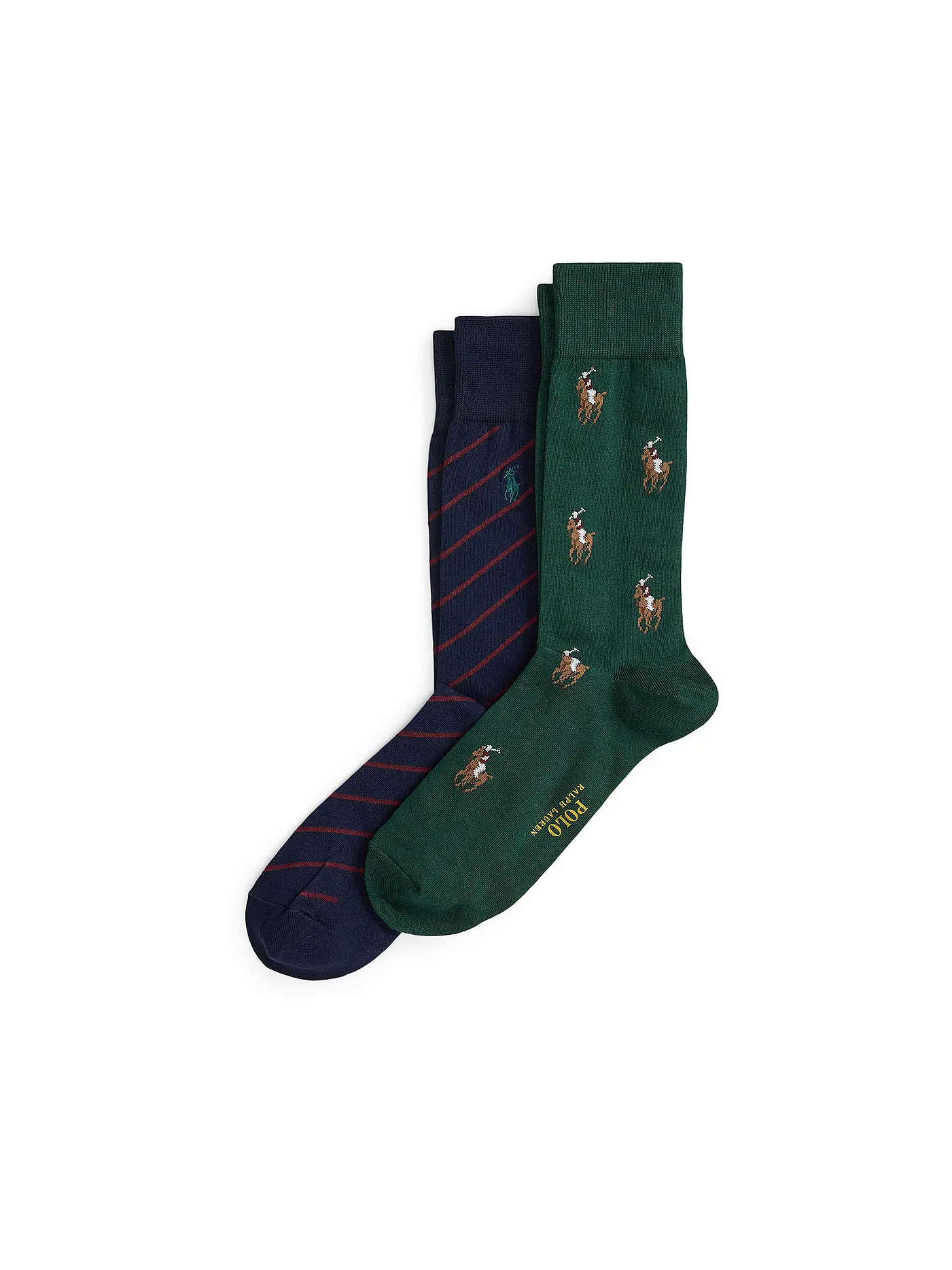 POLO RALPH LAUREN | Socken 2er Pkg. hunter / wine / navy | grün