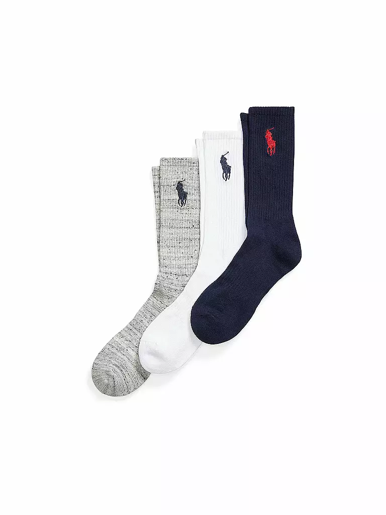 POLO RALPH LAUREN | Socken 3er Pkg. navy/white/grey | bunt
