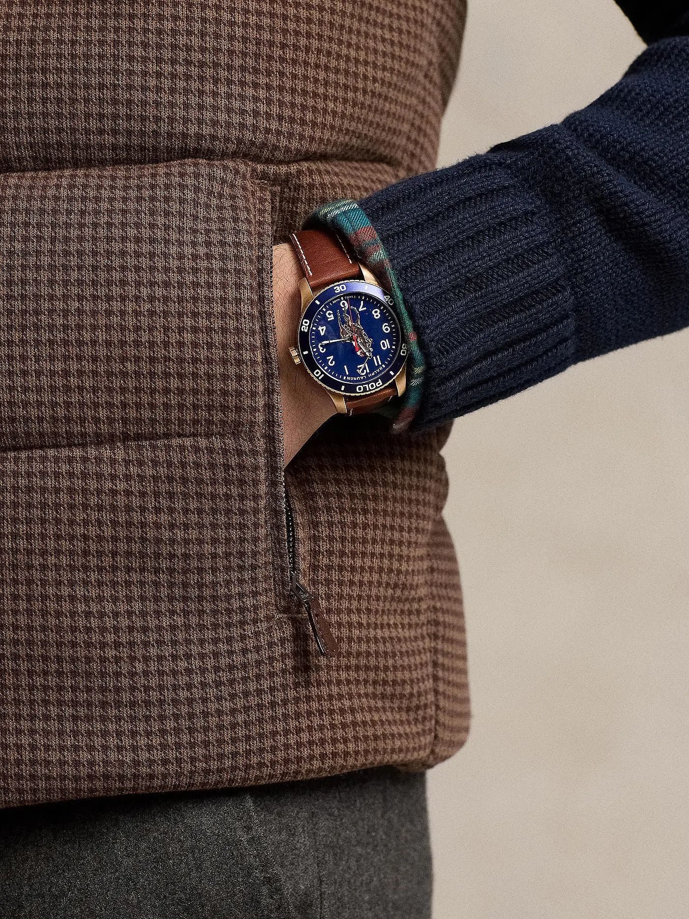 POLO RALPH LAUREN | Steppgilet | hellbraun
