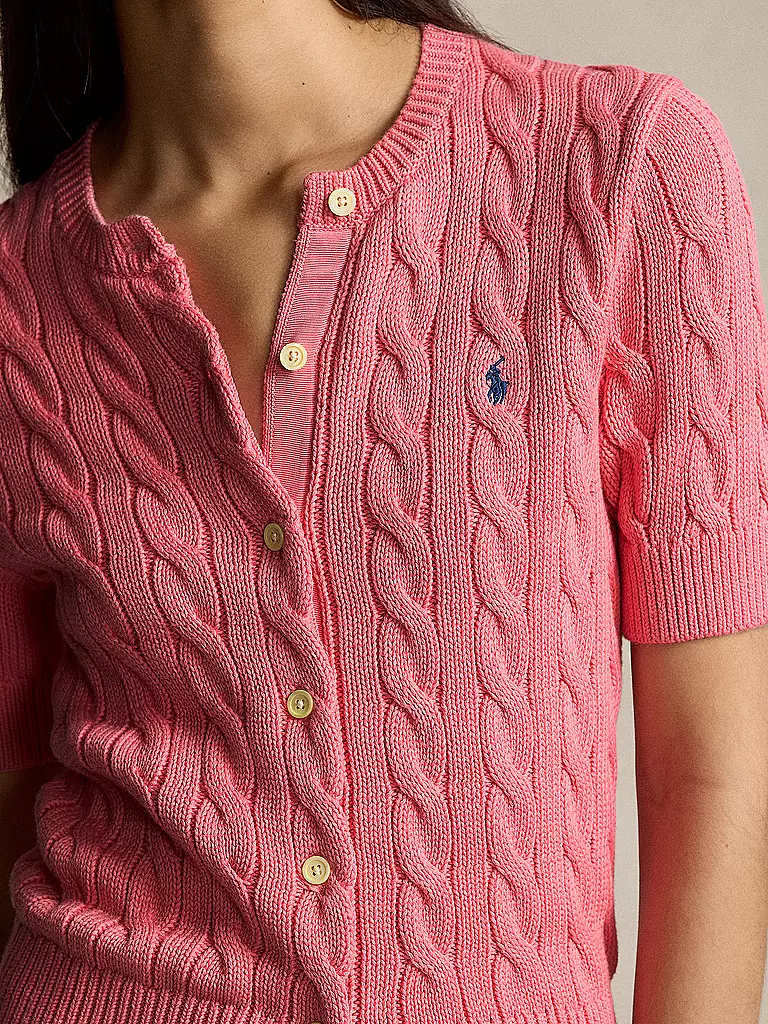 POLO RALPH LAUREN | Strickjacke Slim Fit | pink