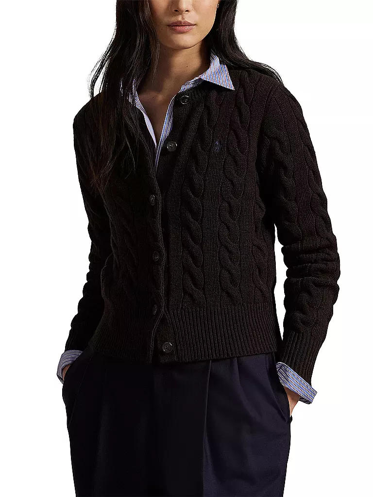 POLO RALPH LAUREN | Strickjacke | braun