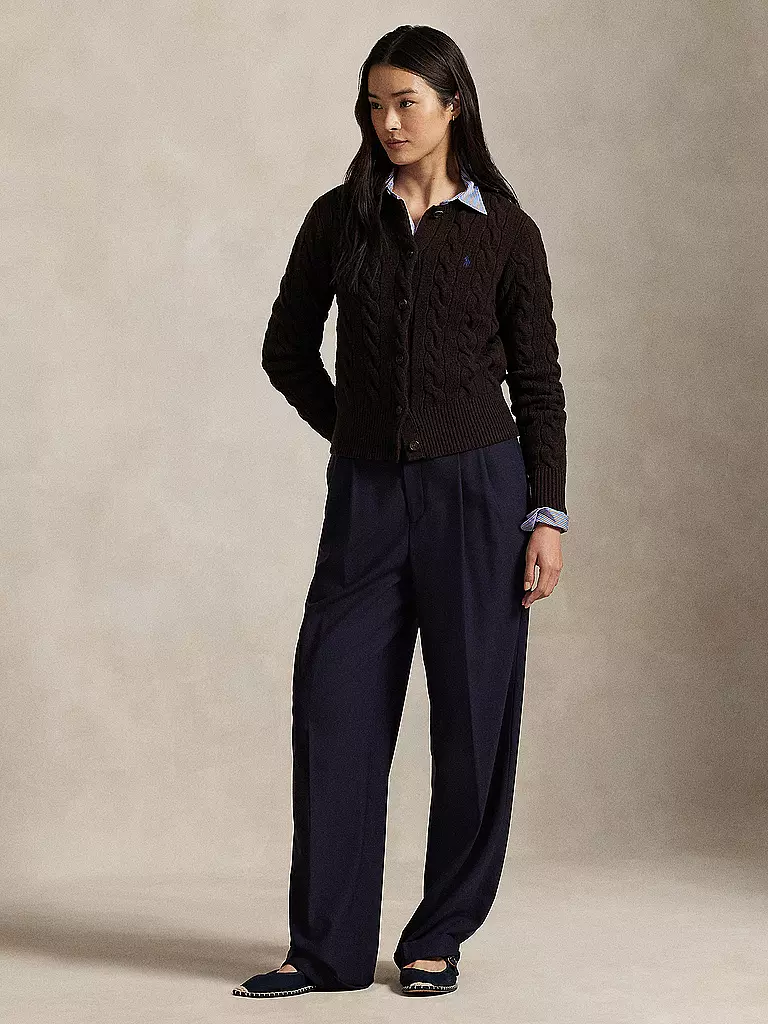 POLO RALPH LAUREN | Strickjacke | braun