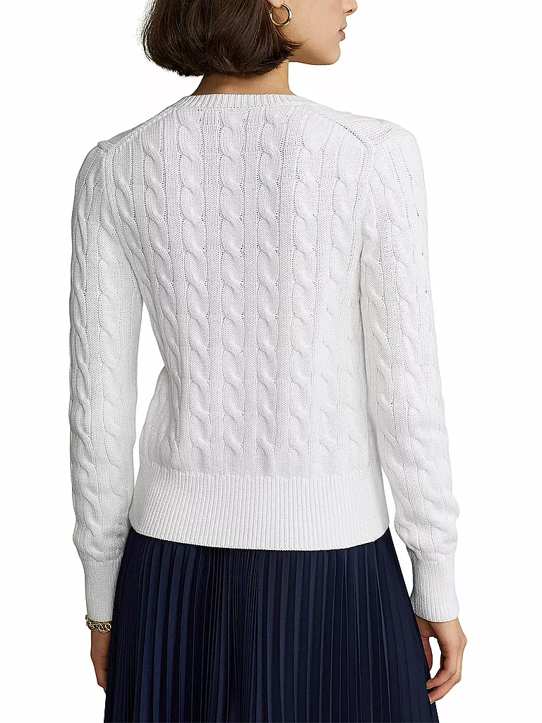 POLO RALPH LAUREN | Strickjacke | weiß
