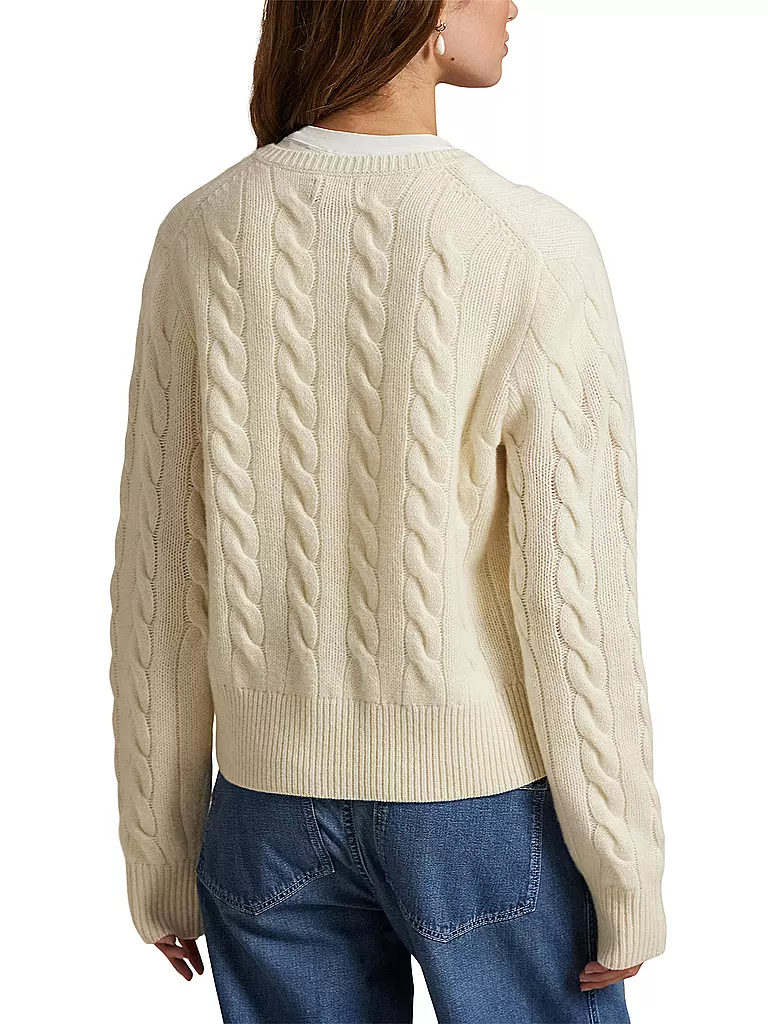 POLO RALPH LAUREN | Strickjacke | creme