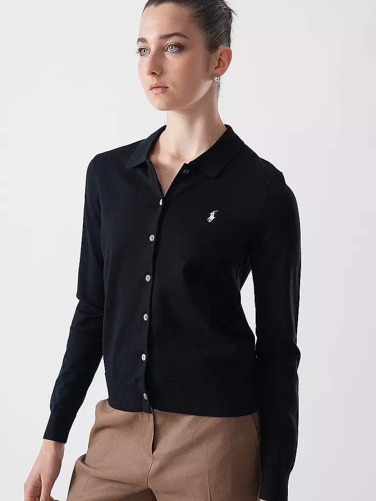 POLO RALPH LAUREN | Strickjacke | schwarz
