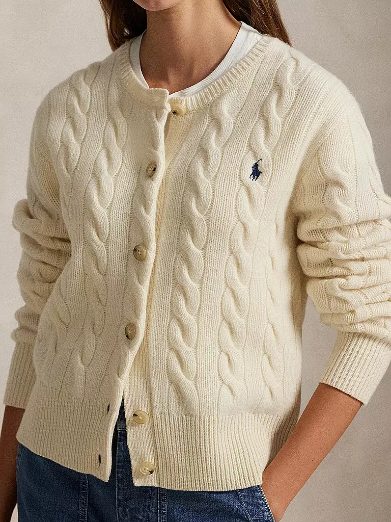 POLO RALPH LAUREN | Strickjacke | creme