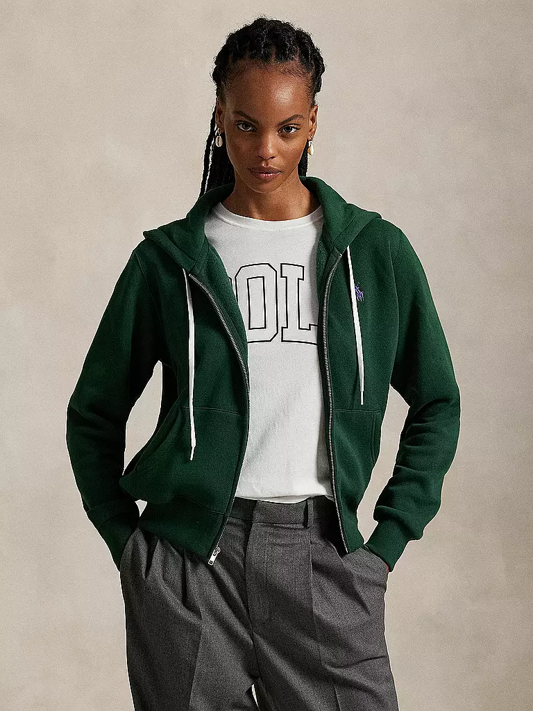POLO RALPH LAUREN | Sweatjacke | dunkelgrün