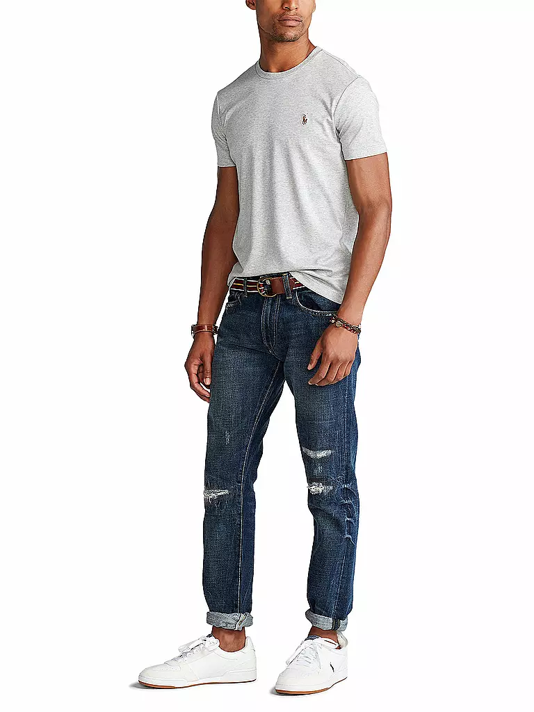 POLO RALPH LAUREN | T Shirt Custom Slim Fit | grau
