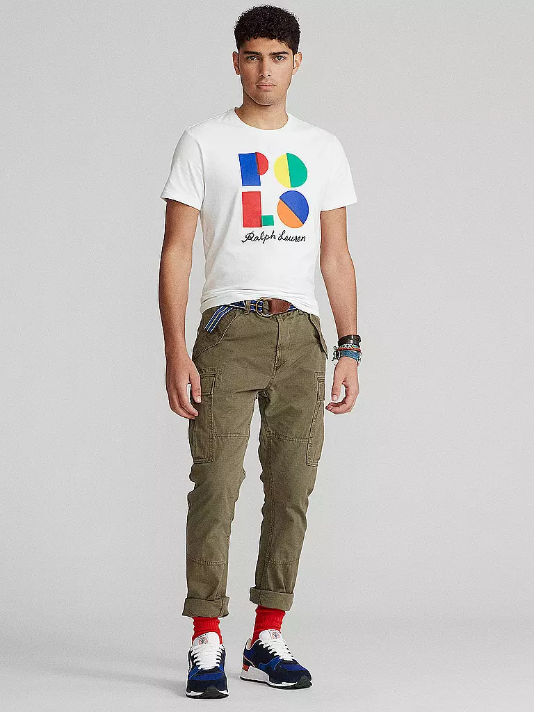 POLO RALPH LAUREN | T-Shirt Custom Slim Fit | weiß
