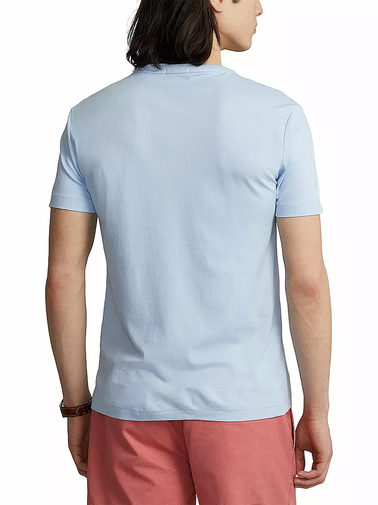 POLO RALPH LAUREN | T-Shirt Custom Slim Fit | hellblau