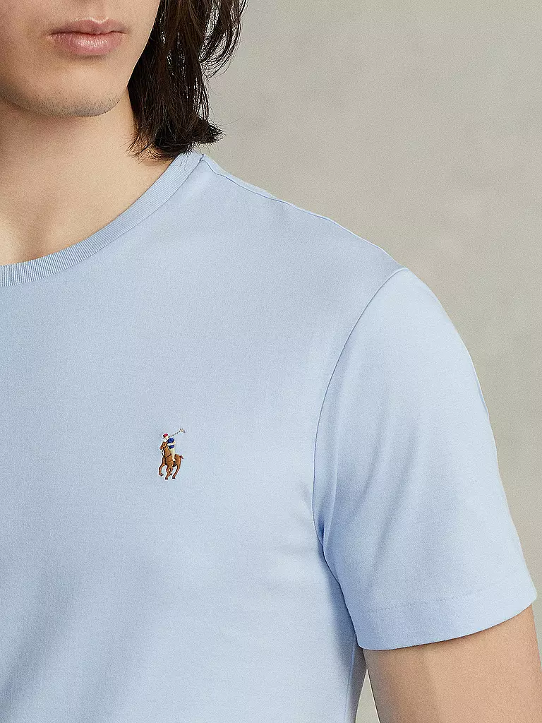 POLO RALPH LAUREN | T-Shirt Custom Slim Fit | hellblau